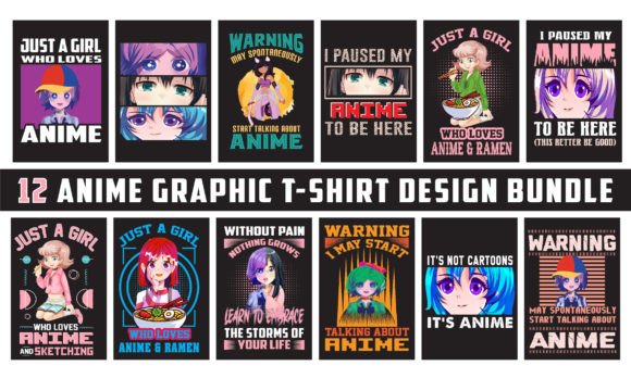 Anime Graphics for T-Shirt Designs