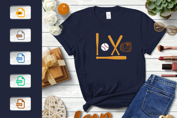 Baseball T-Shirt Graphics for Blog Visuals
