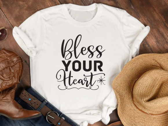 Bless Your Heart SVG: Graphics for T-Shirt Designs