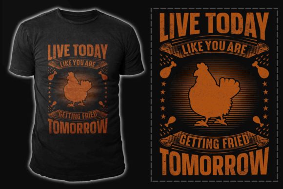 Chicken T-Shirt Design Vector Graphics Review