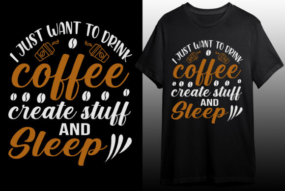 Coffee Graphics for T-Shirt Designs