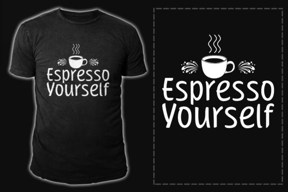 Coffee T-Shirt Design Vector Graphics Review