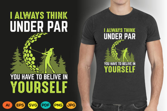 Golf T-Shirt Design Graphic SVG Review