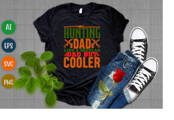 Hunting Dad Graphics for Unique T-Shirt Designs