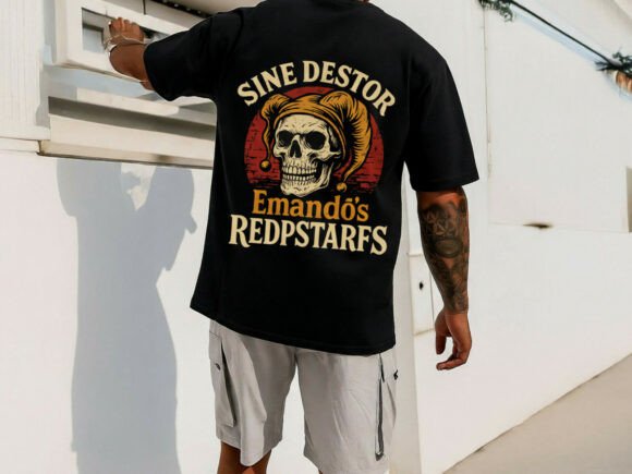 Jester Skull Graphics for T-Shirt Designs