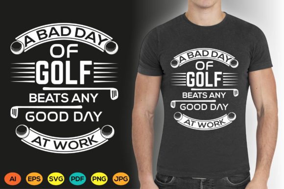 Review: Bad Day Golf Embroidery Design for Apparel