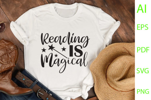 Review: Magical Reading Graphics for T-Shirt Designs