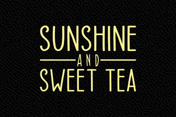 Summer Sunshine and Sweet Tea Graphics for T-Shirt Designs
