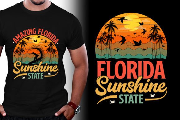 Sunset T-Shirt Design Graphic Review