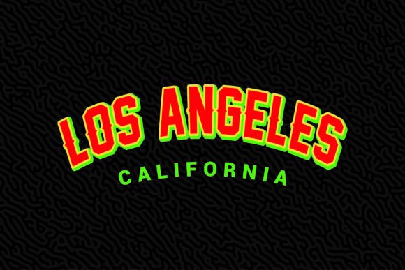 Typography Los Angeles California Graphic Review